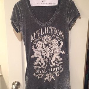Women’s affliction shirt